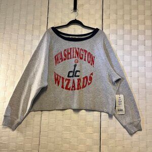 Women’s XL Washington Wizards Crop Sweatshirt NWT